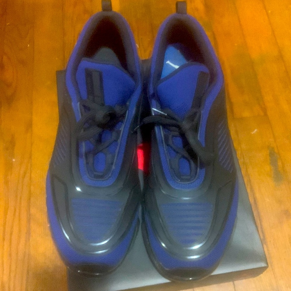 Prada Jordan’s blue and black lightly worn